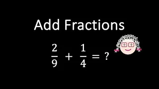 Add fractions with Unlike Denominators (Part 1) the right way first. Don't take the Butterfly!