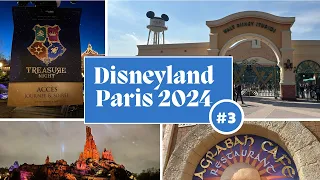 Disneyland Paris 2024 | Day 3 | Agrabah Cafe, our first annual pass event & stuck on Small World!