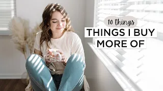 10 Things I Buy MORE As A MINIMALIST