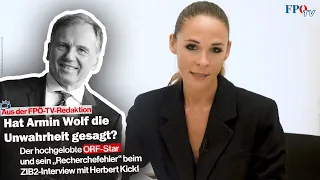 Armin Wolf und sein „Recherchefehler“ beim ZIB2-Interview mit Herbert Kickl