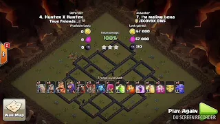 GOBOLALOON TH9 | EASY 3 STARS| LOW LEVEL HEROES|