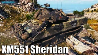 ШЕРИДАН на ФУГАСАХ 🌟 World of Tanks XM551 Sheridan gameplay