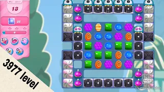 Candy crush Saga level 3977||Clear all the jelly||No booster use||