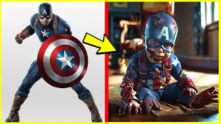 AVENGERS but BABY ZOMBIE VENGERS 🔥 All Characters (marvel & DC) 2024