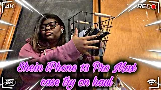 Shein iPhone 13 Pro Max case try on haul