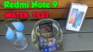 Redmi Note 9  Water Test