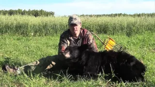 Archery Black Bear Hunt With Long Bow