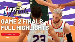 NBA FINALS GAME 2 SUN’S VS BUCKS | NBA 2K22 ARCADE MYCAREER