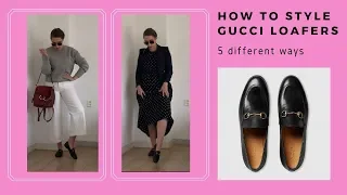 | How to style Gucci loafers | 5 different ways