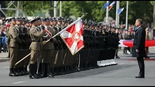Парад в Варшаве 3 мая Войска НАТО День Конституции
