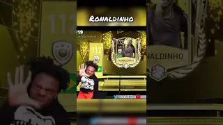 SPEED packs RONALDINHO  and does backflip💀 #ishowspeed #fifamobile #youtubeshorts