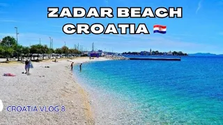 Zadar Beach | Zadar Croatia | pizza in zadar | Croatia vlog 8