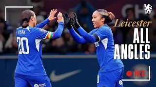 ALL ANGLES Match Cam | Chelsea Women 5-2 Leicester Women | WSL 23/24