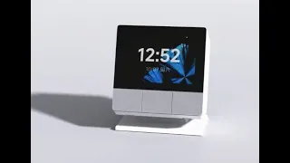 Панель умного дома Xiaomi Smart Home Panel размещенная на столе
