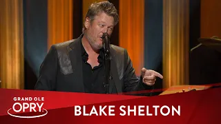 Blake Shelton - "No Body" | Live at the Grand Ole Opry