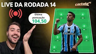 LIVE CARTOLA FC RODADA 14 - DICAS CARTOLA 2023 - TIME PARA MITAR E VALORIZAR #cartolafc