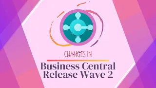 Changes in Business Central New Release 2022 Wave 2 (Part 1)