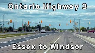 Ontario Highway 3 - Essex to Windsor - September, 2023