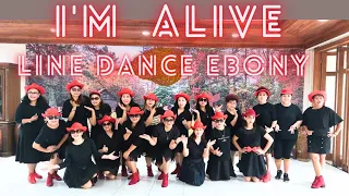 I'M  ALIVE | LINE DANCE | EBONY | CHOREO : PIPIT BANDUNG (INA) | IMPROVER