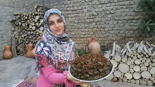 The best recipe for (Stuffed Grape Leaves) with lamb in a country house