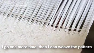 Lace Weaving Towels in Romania