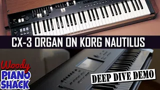 KORG NAUTILUS KRONOS CX3 - The Best Hammond Organ (on a synth)