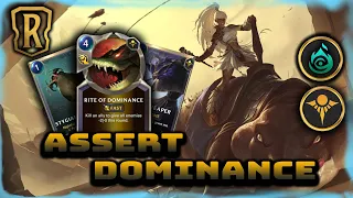 Assert Dominance | Merciless Hunter Fearsome Aggro Deck | Patch 2.7 | Legends of Runeterra