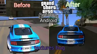 How To Fix Invisible/Buggy Textures In Gta Sa Android