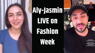 Aly Goni & Jasmin Bhasin Ramp Walk for Times Fashion Week | Full Video | In Trend News