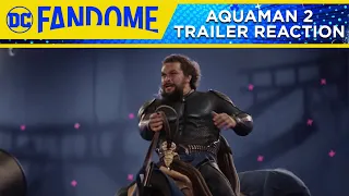 Aquaman and the Lost Kingdom First Look Reaction | DC FanDome