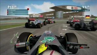 F1 2013 CAREER MODE SEASON 5-MERCEDES/CHINESE GP/RACE GAMEPLAY PS3