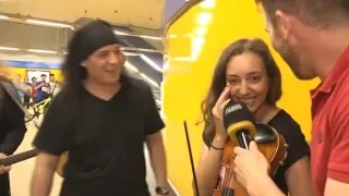 Mägo de Oz sorprende a Ana en el Metro de Madrid | #TeleMadrid (12/07/19)