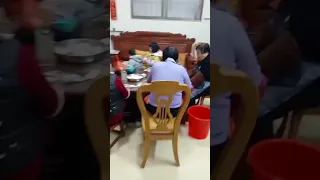 family in china preparing fried dumplings for the 2024 Chinese new year #chinesenewyear