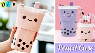 Diy Kawaii Bubble Tea Pencil Case 🌸