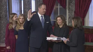 Eric Schmitt is sworn in as US senator for Missouri