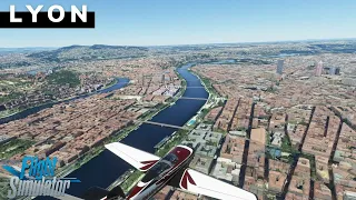FS2020 - Lyon (France) : with some more parts in high-resolution from allflightmods.com