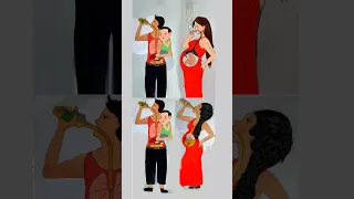 2 in 1 Stop drinking 🚫And save your babies rifanaartandcraft #short #deepmeaningvideos #rifanaart