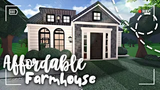 [ bloxburg ] ꒰ 21k! ꒱ 🌳 affordable farmhouse ꒰ no gamepass build & tour ꒱