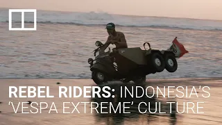 Indonesia’s ‘Vespa Extreme’ brotherhood in endless race to stand out with modified classic bikes