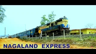 15670 Dimapur - Guwahati Nagaland Express with Malda WDM3A | Aggressive Action by ALCo locomotive