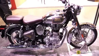 2018 Royal Enfield Classic 500 Chrome - Walkaround - 2017 EICMA Milan Motorcycle Exhibition