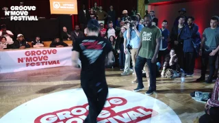 GROOVE'N'MOVE BATTLE 2017 - Poppin Final / Prince vs Poppin C