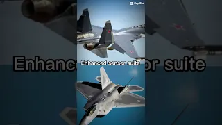 Su-35 Vs F-22 #russia #su35 #f22 #shorts