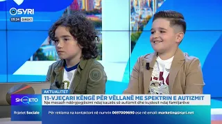 KAFE SHQETO/ 11-vjeçari këngë për vëllain me spektrin autik (08.05.2024)