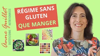 Régime sans gluten : que manger