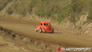 Autocross Uelzen Oktober 2015 Klasse 5/ 3. Vorlauf mit Überschlag