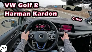 2022 Volkswagen Golf R – Harman Kardon 9-speaker Sound System Review | Apple CarPlay & Android Auto