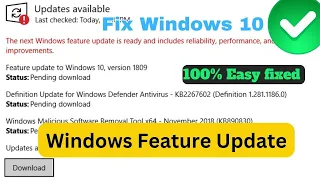 The Next Windows Feature Update Is Ready And Includes Reliability (2023 Easy fix)