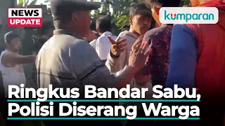 Polisi Malah Diserang Warga saat Tangkap Bandar Sabu di Sidrap,  Walhasil Satu Pelaku Kabur