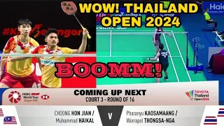 WOW AMAZING! Mohd Haikal/Choong Hon Jian vs Kaosammang/Thongsa-Nga | Thailand Open 2024